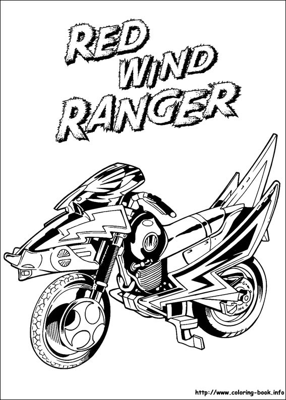 Power Rangers coloring picture